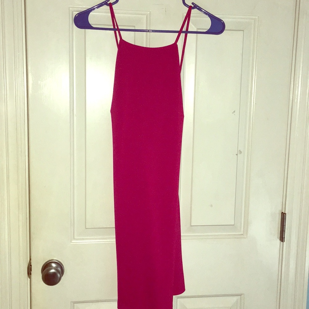 pink cocktail dress